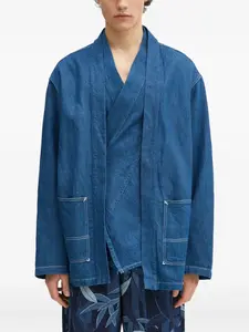 Джинсовая куртка-бандаж KENZO, синий