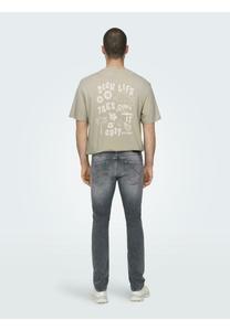 Джинсы облегающего кроя NOOS Only & Sons, серый