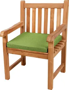 Подушка на сиденье для скамеек, садовых качелей и сидений, гладкая. FK5 (50x50x5 см, лаймово-зеленый)