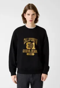 Толстовка bedrucktes Guess Jeans, Schwarz