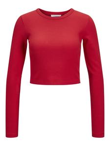 JJXX Лонгслив 'JXFELINE' в красном цвете