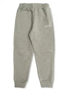 Спортивные брюки с логотипом Balmain Kids, серый