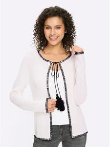 Heine Кардиган белого и черного цвета