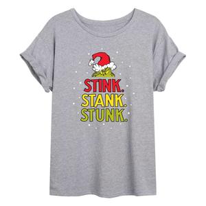 Размерная футболка с рисунком Dr. Seuss Grinch Stink Stank Stunk для юниоров Licensed Character
