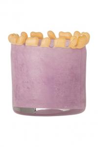 Декоративный подсвечник Bloomingville, розовый