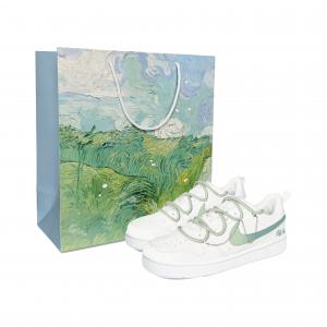 Детские скейтерские кроссовки Court Borough для младших школьников Nike, белый