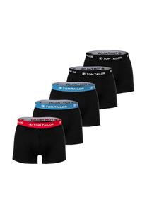Боксеры шорты 5 шт. в упаковке - шорты на бедрах x-lastic хлопок стрейч Tom Tailor, мультиколор