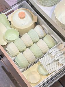 Luowei Набор посуды Cream-Style, 2025 новый высококачественный набор тарелок и мисок для дома, подглазурная керамика, распродано, не покупать