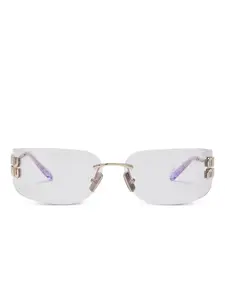 Солнцезащитные очки с логотипом Miu Miu, золотистый
