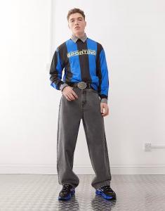 Джинсы антифит X001 серого цвета Collusion