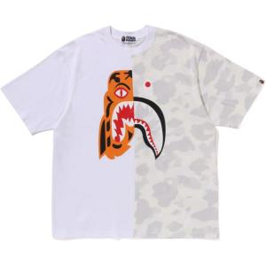 Футболка Tiger Shark Camo A BATHING APE, белый