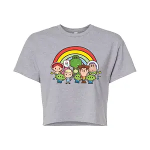 Укороченная радужная футболка для подростков из сериала «История игрушек» Disney / Pixar, серый