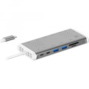 Док-станция SMK-Link USB-C 100W 14-Port Mini Docking Station VP6955