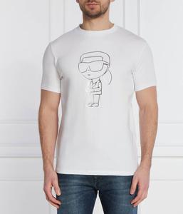 Футболка мужская Karl Lagerfeld с рисунком, белый