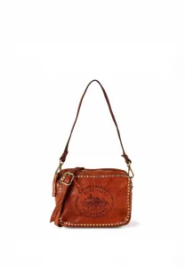 Сумка кейт через плечо Campomaggi, Cognac