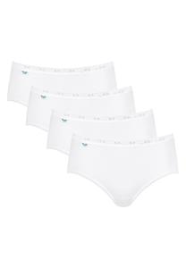 Трусы SLIP MIDI, BASIC 4ER PACK, EINFARBIG Sloggi, белый