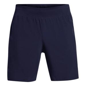 Шорты launch elite 7inch shorts 'navy' Under Armour, синий