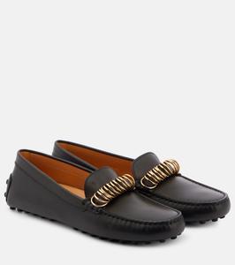Кожаные туфли для вождения Gommino Tod's, Nero