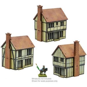 Миниатюра Warlord Games Pike & Shotte Epic Battles: Town Houses Scenery Pack