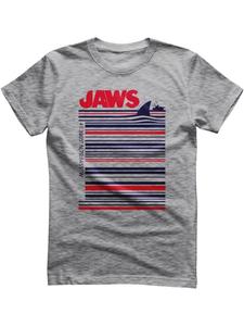 Футболка Jaws Barcode T-Shirt серого цвета Jaws