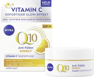 Дневной крем NIVEA Q10 Energy Anti-Falten Tagespflege LSF 15