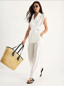 Bianco Lucci Костюм-двойка в белом цвете