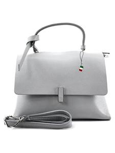 Сумка через плечо Florence, кожа, светло-серый, около 31 см Florence