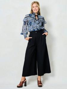 Топ The Mylene Floral от The William Morris Society Hope & Ivy, Navy/Multi