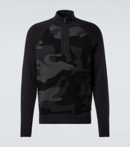 Свитер из ресо вирджин шерсти Bogner, Black