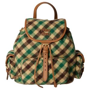 MIU MIU Рюкзак из смесового материала Women's Green & Brown