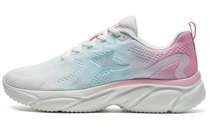 Кроссовки женские с низким верхом белые/синие/розовые Xtep