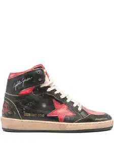 Ламинированные кеды Sky Star Golden Goose, черный