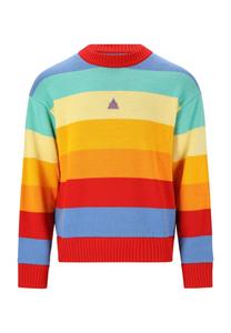 Вязаный свитер свитер из высококачественной шерсти Sos, красный