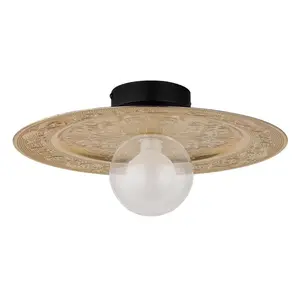 Потолочный светильник RIGA G9 1 шт. Потолочная лампа / спальня / офис / гостиная / круглая Globo Lighting, золотой