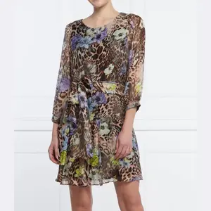 Платье с добавлением шелка Liu Jo, коричневый