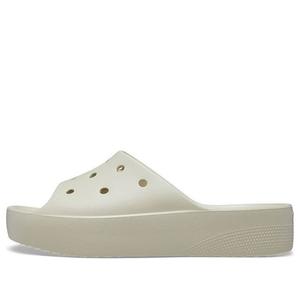 Кроссовки (WMNS) Crocs Classic Platform Slide 'Bone', бежевый