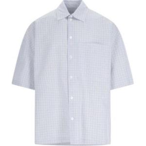 Рубашка мужская светло-синяя Bottega Veneta, светло-голубой