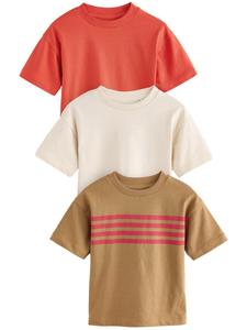 Рубашка Next, цвет Sand/Brocade/bright red