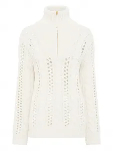 Кашемировый свитер Idris Gabriela Hearst, белый