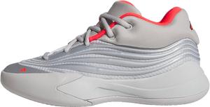 Баскетбольные кроссовки Adidas унисекс для детей и девочек, красный/серый/ярко-красный