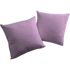 Декоративные подушки Newbury, наволочки без наполнителя, набор из 2 шт. Wirth, Flieder + unifarben