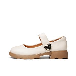 AOKANG Мэри Джейн туфли женские 3,5 см экрю, цвет Ecru