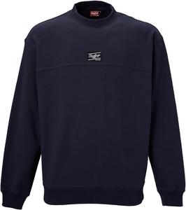 Толстовка-пуловер с капюшоном Rawlings AOS15F05 в бейсбольном стиле, на флисовой подкладке, темно-синий