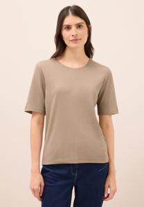Футболка Cecil Basic T-shirt, Braun/Brown