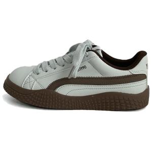 City camel Женские низкие скейтбордские кеды сине-коричневые, цвет Blue Brown