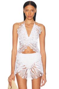 Топ Danni Doily Eliou, White