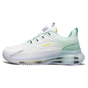 WARRIOR Износостойкие легкие низкие повседневные туфли, увеличивающие рост, мужские, белые, светло-зеленые