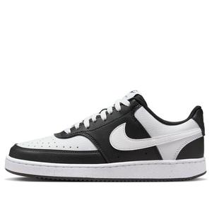 Кроссовки court vision low next nature 'black white' Nike, черный