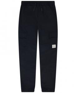 Брюки-карго свободного покроя для больших мальчиков с завязками Levi's, черный