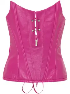 Декорированный топ MITILIANE COUTURE, розовый